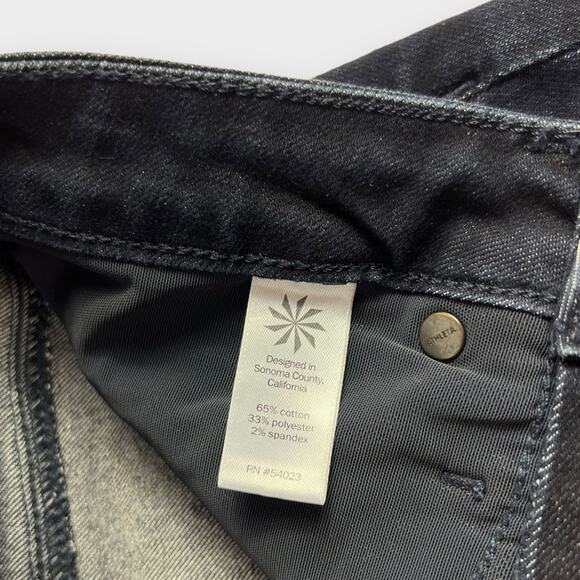 Athleta Sculptek Overdye Dark Wash Skinny Jeans Size 4 - Picture 5 of 9